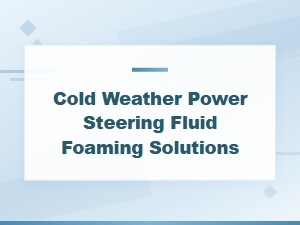 Cold Weather Power Steering Fluid Foaming: Causes and Pump Replacement Solutions